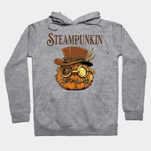 Funny Steampunkin (Steampunk and Pumpkin) design Hoodie